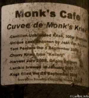 Cantillon Monk's Café Cuvée Kriek